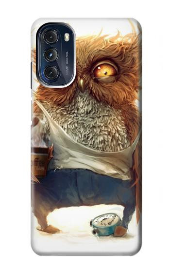 S1133 Réveillez-vous Chouette Etui Coque Housse pour Motorola Moto G 5G (2023)