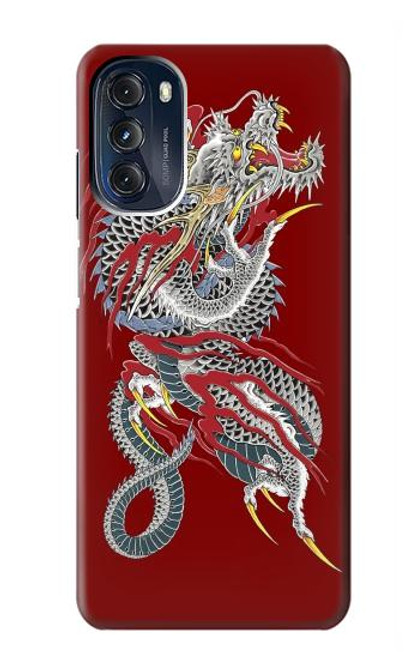 S2104 Yakuza dragon Tatouage Etui Coque Housse pour Motorola Moto G 5G (2023)