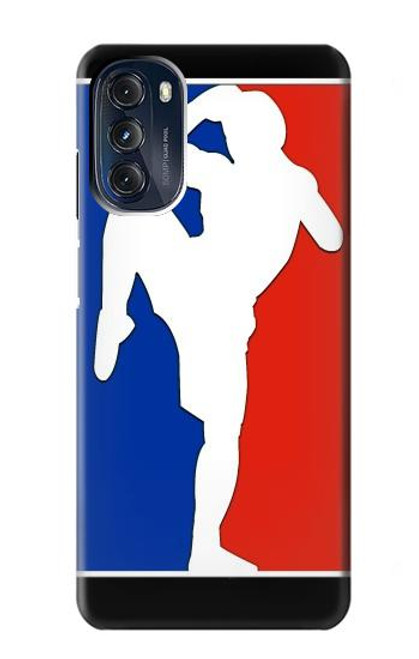S2278 Muay Thai Kickboxing MMA art martial blanc Etui Coque Housse pour Motorola Moto G 5G (2023)