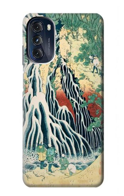 S2491 Hokusai Kirifuri Cascade à Kurokami Etui Coque Housse pour Motorola Moto G 5G (2023)