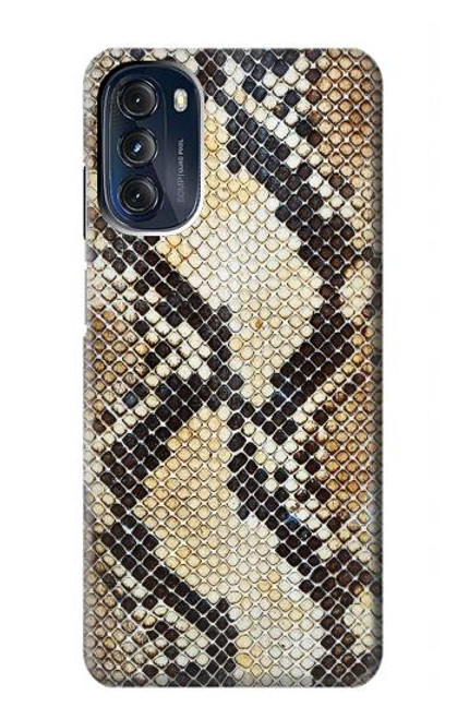 S2703 Serpent Texture Imprimé graphique Peau Etui Coque Housse pour Motorola Moto G 5G (2023)