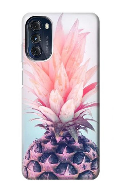 S3711 Ananas rose Etui Coque Housse pour Motorola Moto G 5G (2023)