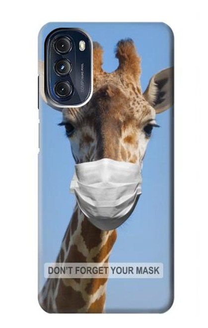 S3806 Drôle de girafe Etui Coque Housse pour Motorola Moto G 5G (2023)