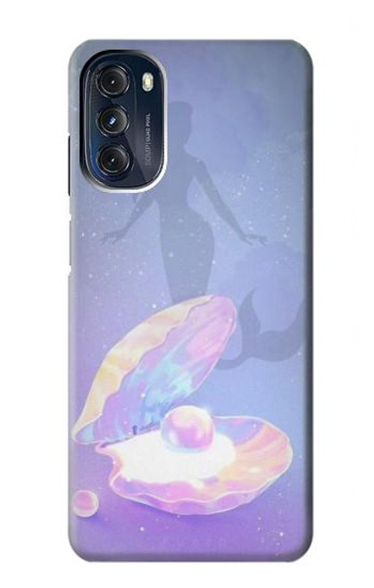 S3823 Beauté Perle Sirène Etui Coque Housse pour Motorola Moto G 5G (2023)