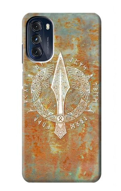 S3827 Lance Gungnir d'Odin Norse Viking Symbol Etui Coque Housse pour Motorola Moto G 5G (2023)