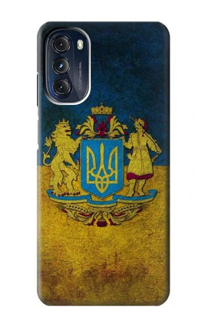 S3858 Drapeau de l'Ukraine Etui Coque Housse pour Motorola Moto G 5G (2023)