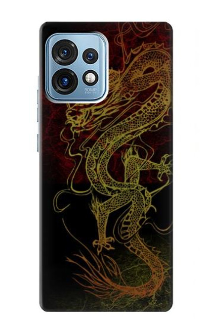 S0354 Dragon chinois Etui Coque Housse pour Motorola Edge+ (2023), X40, X40 Pro, Edge 40 Pro