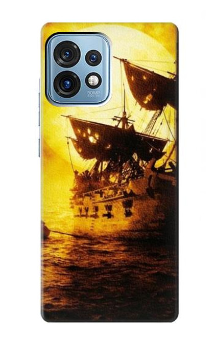 S0841 Pirates Perle noire Etui Coque Housse pour Motorola Edge+ (2023), X40, X40 Pro, Edge 40 Pro