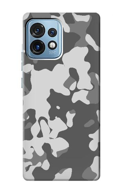 S2186 Gris Camo Camouflage Imprimé graphique Etui Coque Housse pour Motorola Edge+ (2023), X40, X40 Pro, Edge 40 Pro