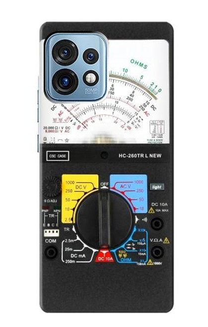 S2660 Multimètre analogique imprimé graphique Etui Coque Housse pour Motorola Edge+ (2023), X40, X40 Pro, Edge 40 Pro