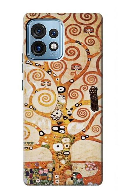 S2723 L'arbre de vie Gustav Klimt Etui Coque Housse pour Motorola Edge+ (2023), X40, X40 Pro, Edge 40 Pro