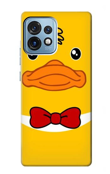 S2760 Canard Tuxedo jaune Dessin animé Etui Coque Housse pour Motorola Edge+ (2023), X40, X40 Pro, Edge 40 Pro