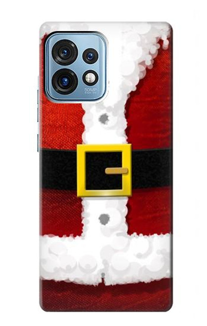 S2846 Costume de Noël Père Noël Rouge Etui Coque Housse pour Motorola Edge+ (2023), X40, X40 Pro, Edge 40 Pro