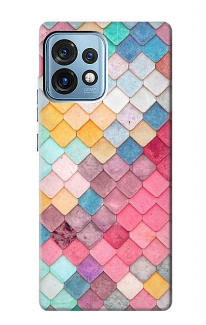 S2947 Bonbons Minimal Couleurs pastel Etui Coque Housse pour Motorola Edge+ (2023), X40, X40 Pro, Edge 40 Pro