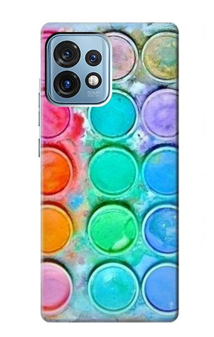 S3235 Mélange aquarelle Etui Coque Housse pour Motorola Edge+ (2023), X40, X40 Pro, Edge 40 Pro