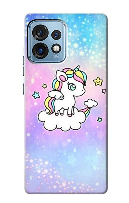 S3256 Mignon Licorne Etui Coque Housse pour Motorola Edge+ (2023), X40, X40 Pro, Edge 40 Pro