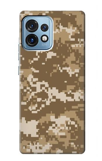 S3294 Armée Tan Coyote Camo Désert Camouflage Etui Coque Housse pour Motorola Edge+ (2023), X40, X40 Pro, Edge 40 Pro