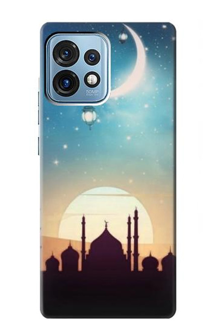 S3502 Coucher de soleil islamique Etui Coque Housse pour Motorola Edge+ (2023), X40, X40 Pro, Edge 40 Pro