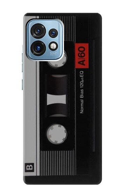 S3516 Ruban cassette millésimé Etui Coque Housse pour Motorola Edge+ (2023), X40, X40 Pro, Edge 40 Pro