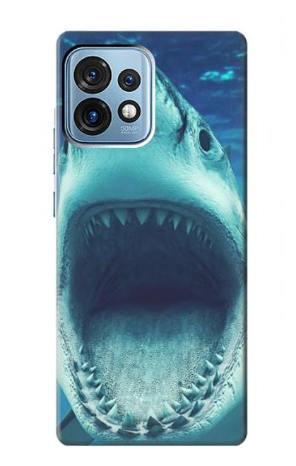 S3548 Requin-tigre Etui Coque Housse pour Motorola Edge+ (2023), X40, X40 Pro, Edge 40 Pro