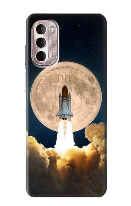 S3859 Bitcoin à la Lune Etui Coque Housse pour Motorola Moto G Stylus 4G (2022)