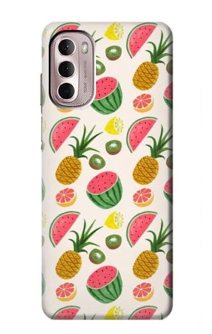 S3883 Motif de fruits Etui Coque Housse pour Motorola Moto G Stylus 4G (2022)