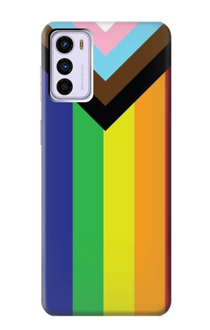 S3846 Drapeau de fierté LGBT Etui Coque Housse pour Motorola Moto G42