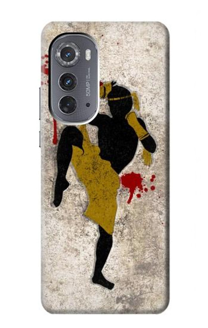 S2635 Muay Thai Kickboxing Lutte sang Etui Coque Housse pour Motorola Edge (2022)