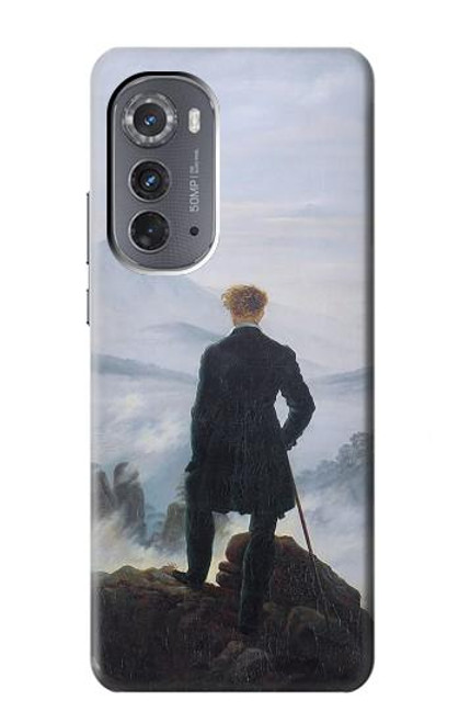 S3789 Wanderer above the Sea of Fog Etui Coque Housse pour Motorola Edge (2022)