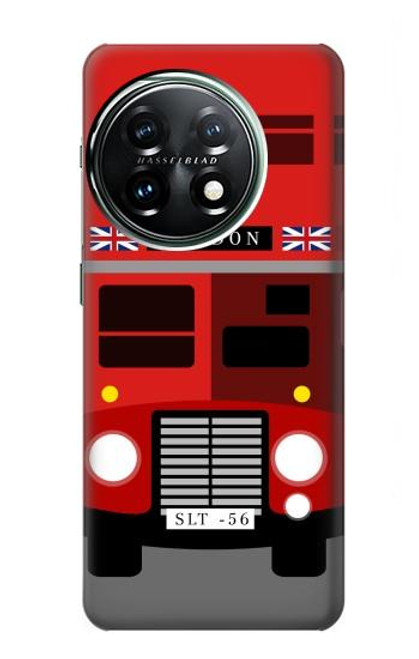 S2058 Angleterre britannique Bus Etui Coque Housse pour OnePlus 11