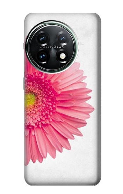 S3044 Rose Gerbera millésimé Etui Coque Housse pour OnePlus 11
