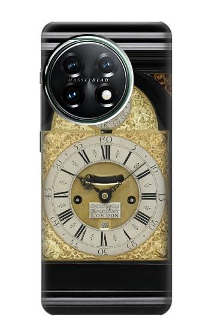 S3144 Support Antique Horloge Etui Coque Housse pour OnePlus 11