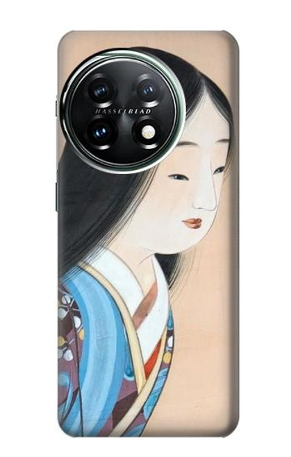 S3483 Japon Beauté Kimono Etui Coque Housse pour OnePlus 11