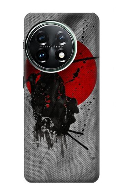 S3517 Japon Drapeau Samurai Etui Coque Housse pour OnePlus 11