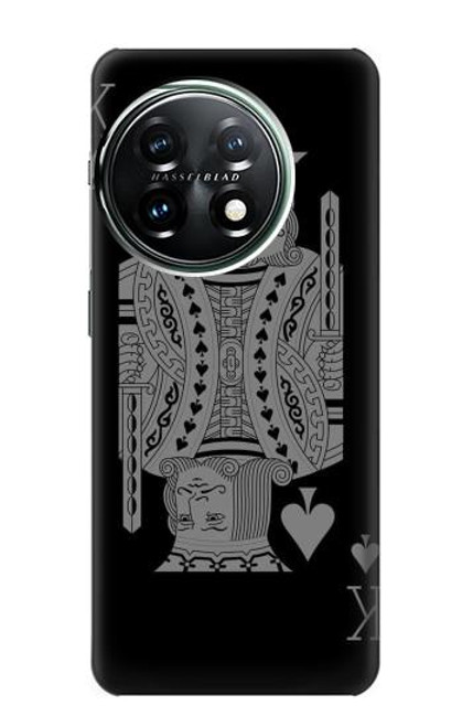 S3520 Noir Roi Spade Etui Coque Housse pour OnePlus 11