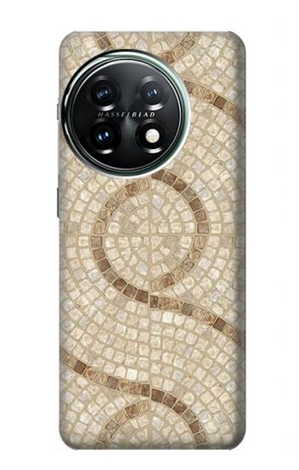 S3703 Carreaux de mosaïque Etui Coque Housse pour OnePlus 11