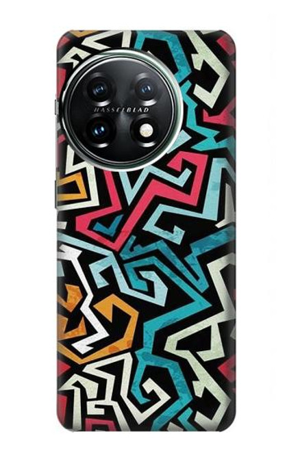 S3712 Motif Pop Art Etui Coque Housse pour OnePlus 11