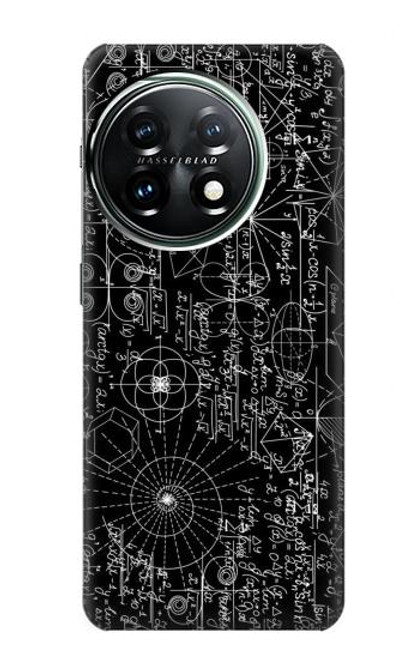 S3808 Tableau noir de mathématiques Etui Coque Housse pour OnePlus 11