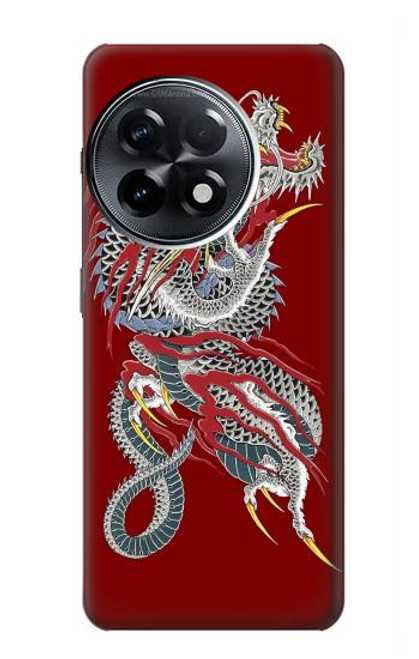S2104 Yakuza dragon Tatouage Etui Coque Housse pour OnePlus 11R