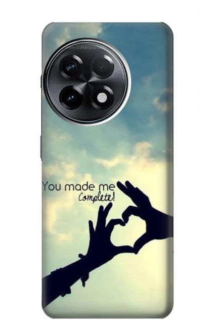 S2640 Vous avez fait de moi l'amour complet Etui Coque Housse pour OnePlus 11R