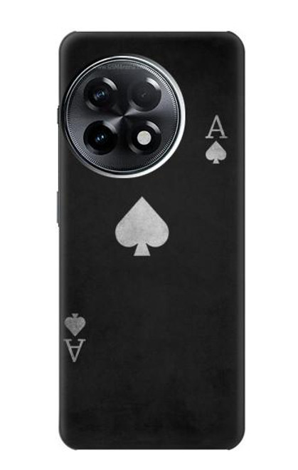 S3152 Noir Ace of Spade Etui Coque Housse pour OnePlus 11R