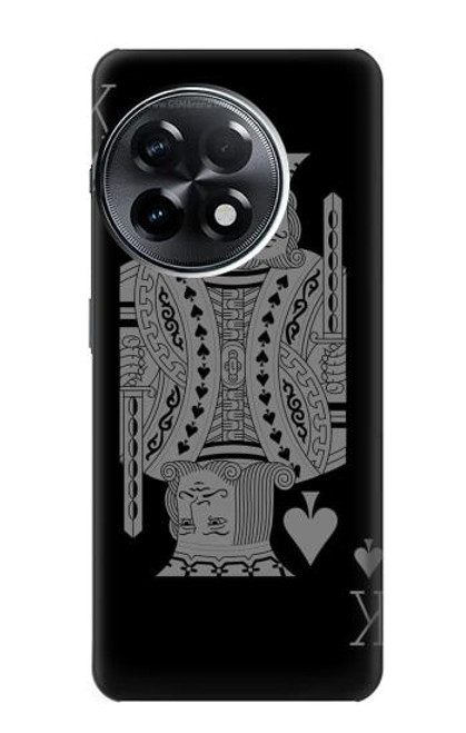 S3520 Noir Roi Spade Etui Coque Housse pour OnePlus 11R
