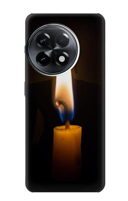 S3530 Bouddha bougie allumée Etui Coque Housse pour OnePlus 11R