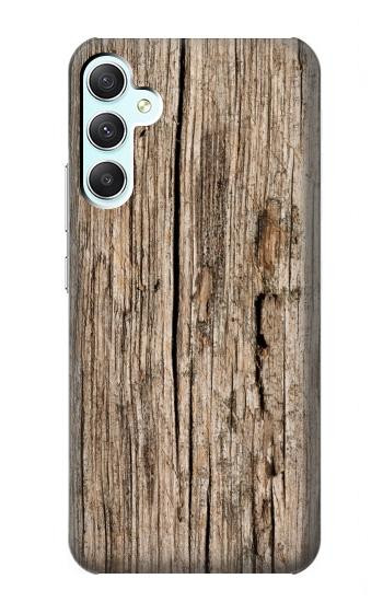 S0600 Bois imprimé graphique Etui Coque Housse pour Samsung Galaxy A34 5G