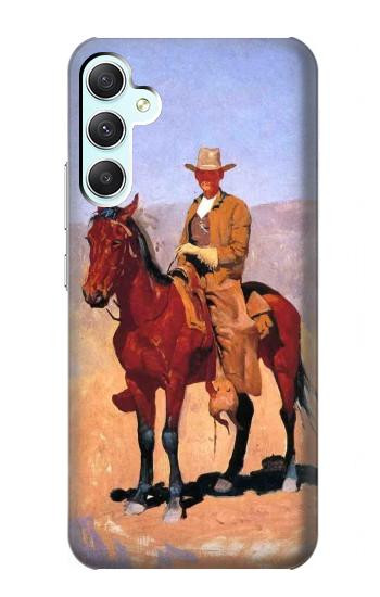 S0772 Cowboy occidental Etui Coque Housse pour Samsung Galaxy A34 5G