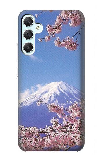 S1060 Mont Fuji Sakura fleur de cerisier Etui Coque Housse pour Samsung Galaxy A34 5G