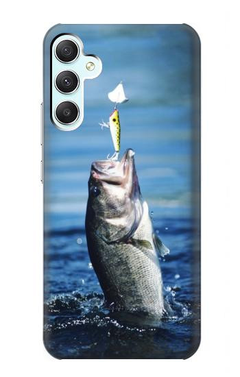 S1594 Pêche à l'achigan Etui Coque Housse pour Samsung Galaxy A34 5G