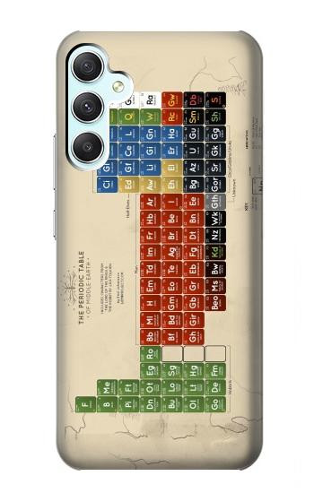 S1695 Le tableau périodique de la Terre du Milieu Etui Coque Housse pour Samsung Galaxy A34 5G