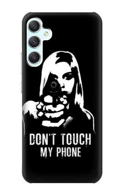 S2518 Ne touche pas mon téléphone Etui Coque Housse pour Samsung Galaxy A34 5G