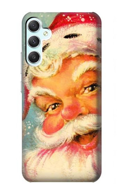 S2840 Noël Père Noël Millésime Etui Coque Housse pour Samsung Galaxy A34 5G